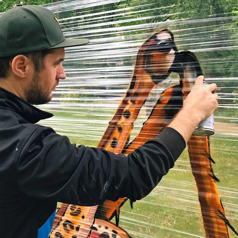 保鲜膜画画用 绘画保鲜膜大尺寸加厚 幼儿园水粉画户外涂鸦作画