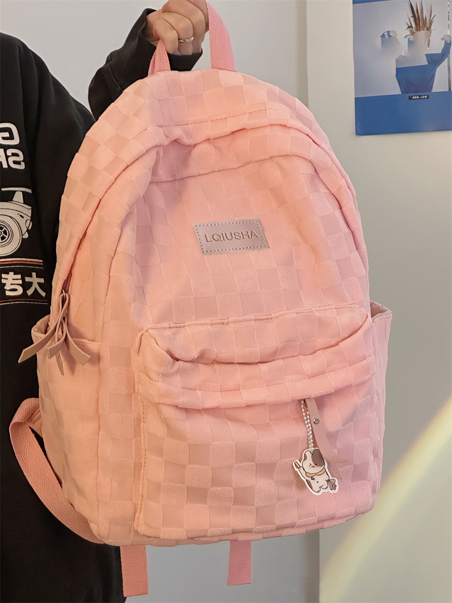 Japanese Ins Girl's Schoolbag Korean Style Fresh Junior High School Student Cute Backpack High School Student Backpack Idle Style