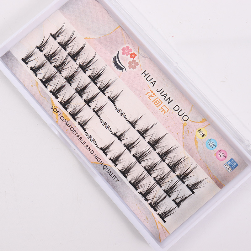 B13cos Cartoon Barbie Little Devil False Eyelashes Magic Tip Scissors Good Novice Grafting Segmented B09 Eyelashes