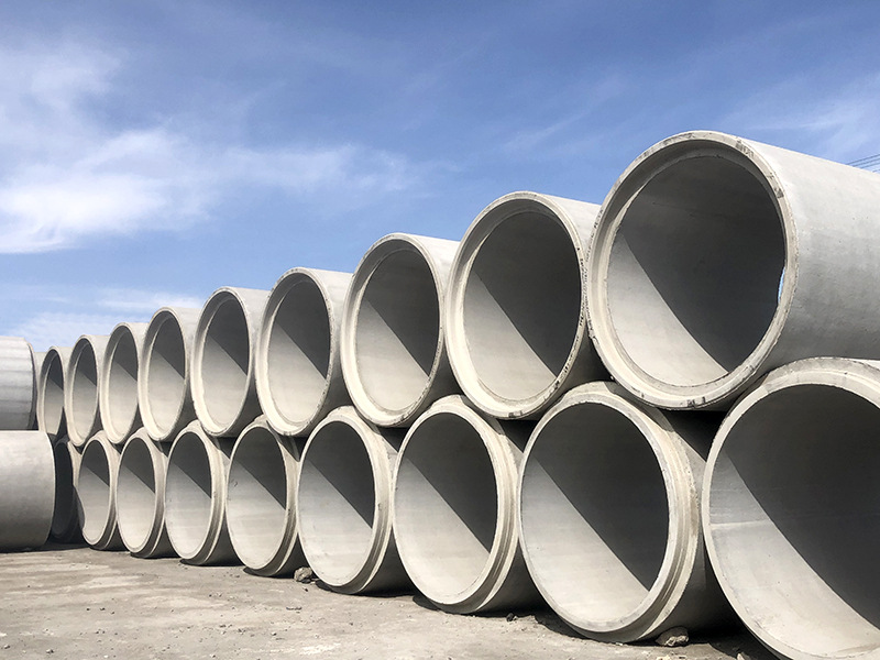 1800企口管下水道排污管钢筋混凝土水泥管单排圆孔排水管