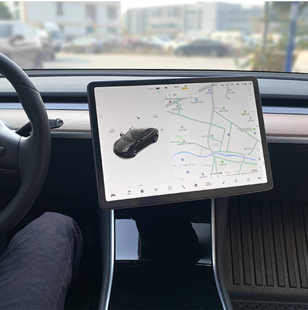 适用于特斯拉model3毛豆y导航屏幕旋转支架转向屏幕内饰改装配件
