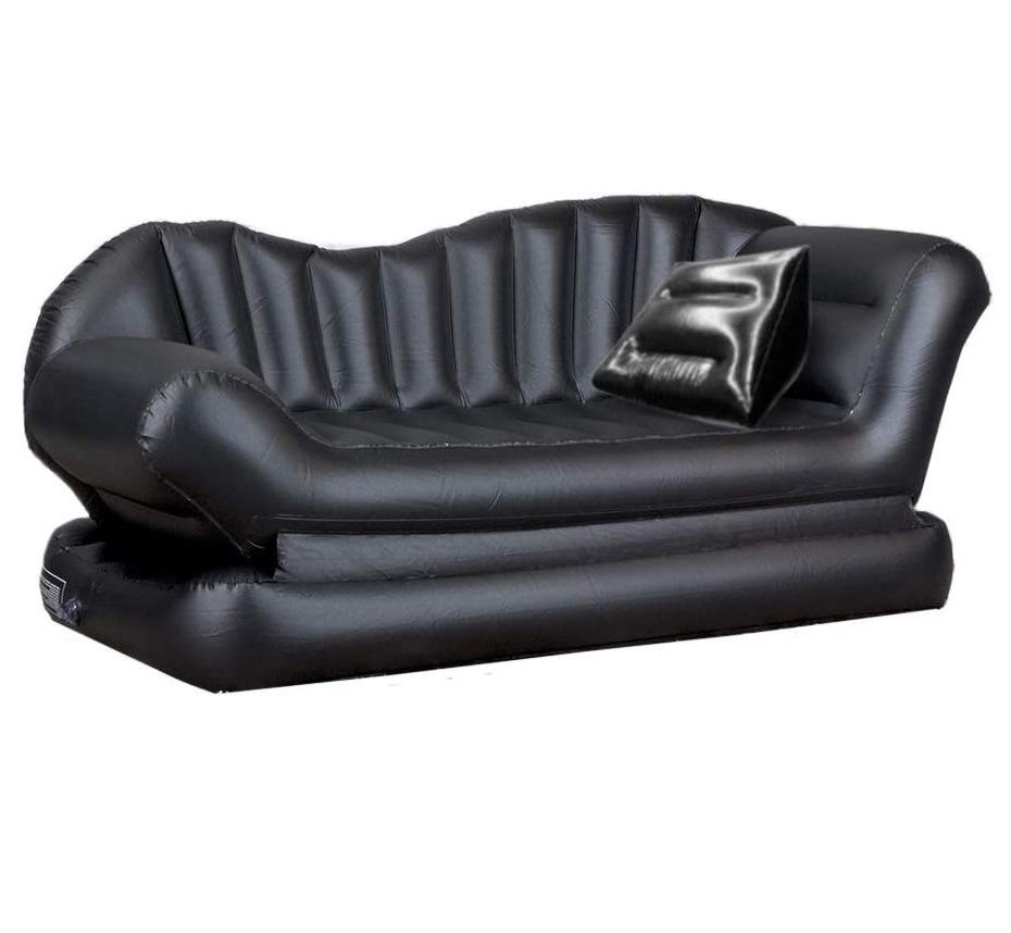 厂家定制 pvc充气五合一可折叠沙发 贵妃椅吹气懒人沙发躺椅