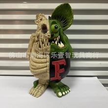 潮玩欧美RAT FINK疯狂芬克老鼠手办半解刨卡通公仔玩具模型摆件