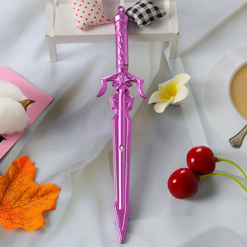 Cute Sword Gel Pen Creative Emperor Sword Weapon Stylish Pen Personalized Signature Pen Student Stationery Ball Pen Wholesale