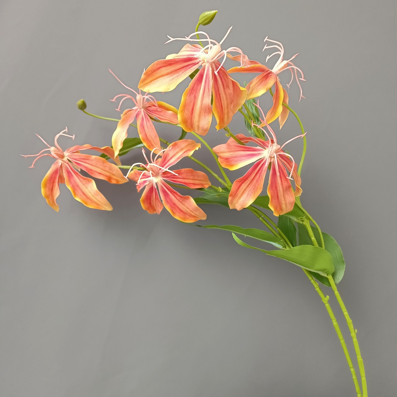 手感大火焰百合嘉兰百合境外货源法式家居样板间酒店婚庆装饰道具