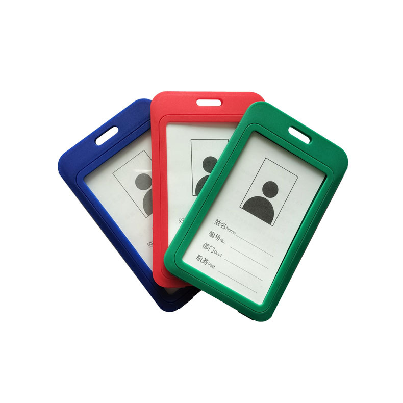 透明工作胸牌配挂绳 门禁卡学生证校卡幼儿园接送卡公交卡套批发