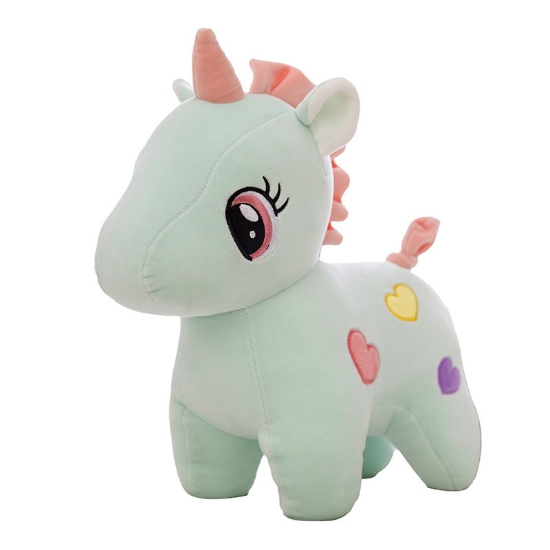 Cross-Border Unicorn Doll Plush Toys Wholesale Children's Ragdoll Comforter Toys My Little Pony: Friendship Is Magic Birthday Gift