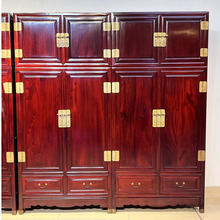 红木家具非洲酸枝木卧室衣柜中式简约红木顶箱柜储物柜整装包入户