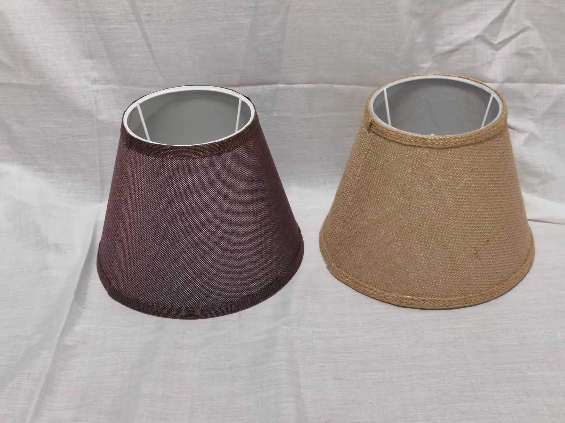 亚麻灯罩e27台灯灯罩酒店布艺灯罩