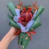 圣诞包装纸苹果花束包装材料圣诞礼盒包装带丝带平安夜花束包装纸|ru