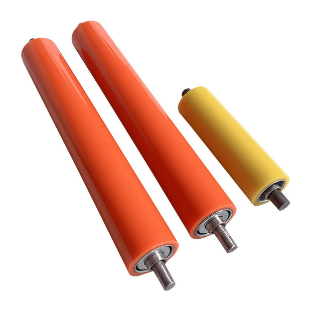 今胜机械设备滚筒厂橡胶包胶滚筒可定制胶聚氨酯pu胶辊流水线滚筒