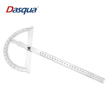 意大利达时科Dasqua不锈钢游标角度尺0-180度带锁紧螺钉表面镀铬