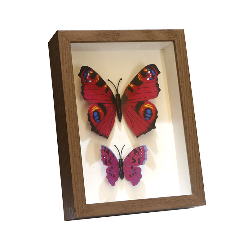 Factory Wholesale Dried Flower Photo Frame Three-Dimensional DIY Rose Hollow 3 Cm5cm Specimen Box Table Shell Butterfly Frame