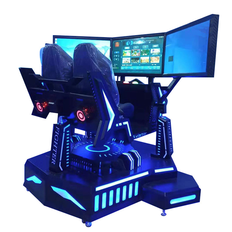 三屏双人动感赛车驾驶模拟器体感游戏机vr体验馆设备vr游戏vr赛车