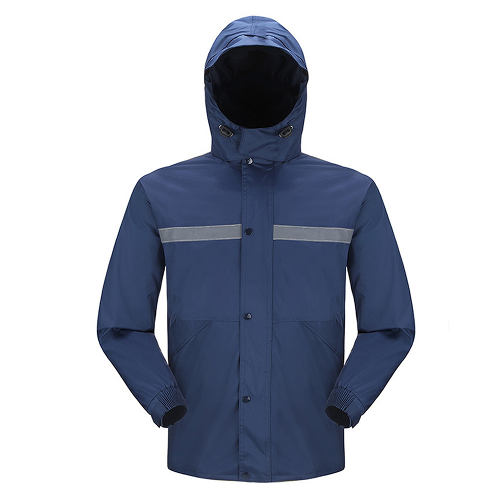 华海分体雨衣雨裤分体套装成人双层分体式反光雨衣春亚纺加工定制