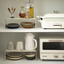KF15桌面置物架厨房餐具调料分类摆放收纳架家用铁艺橱柜储物