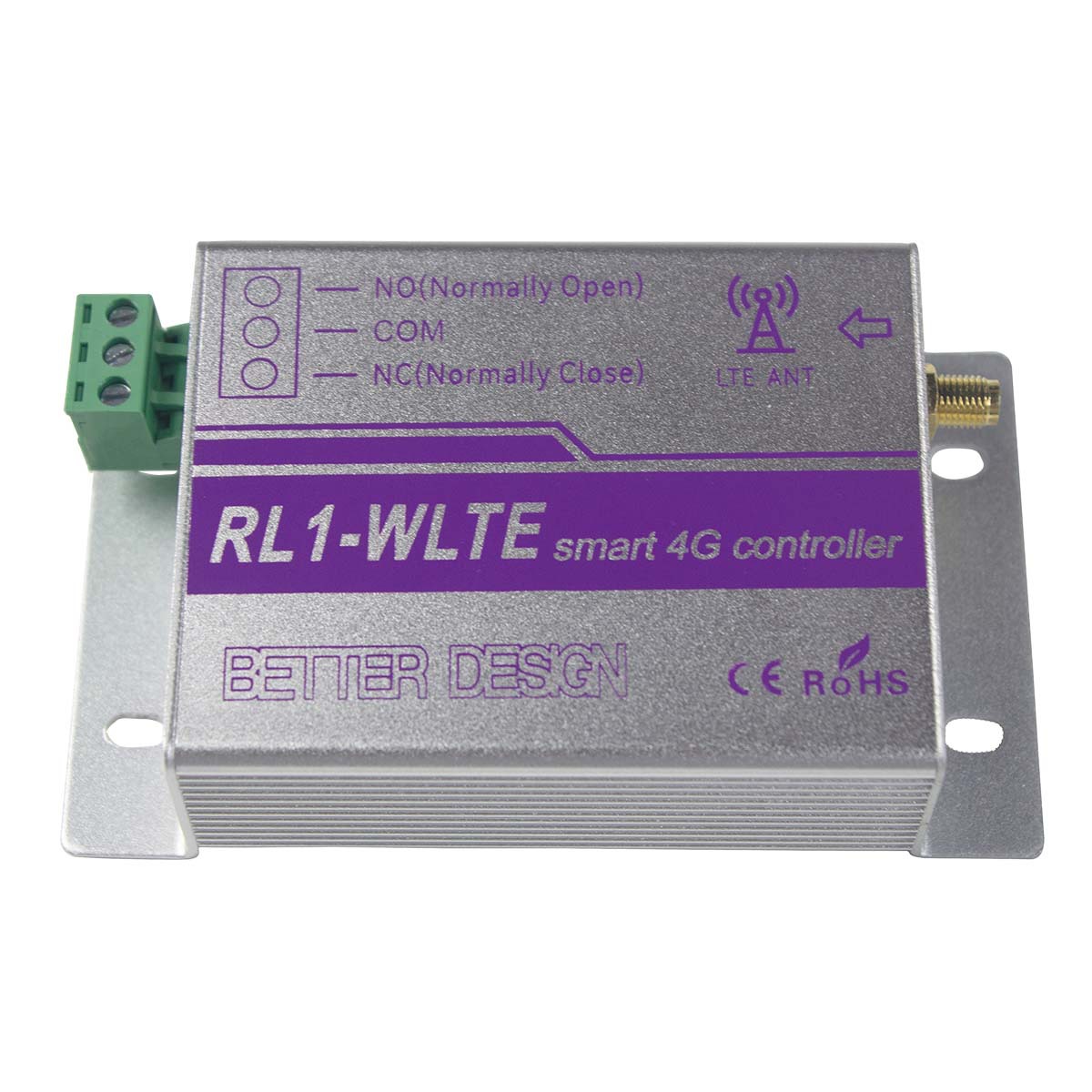 1通道 4G继电器开关RL1-WLTE-EU/EC APP遥控灯，窗帘，车库门，水