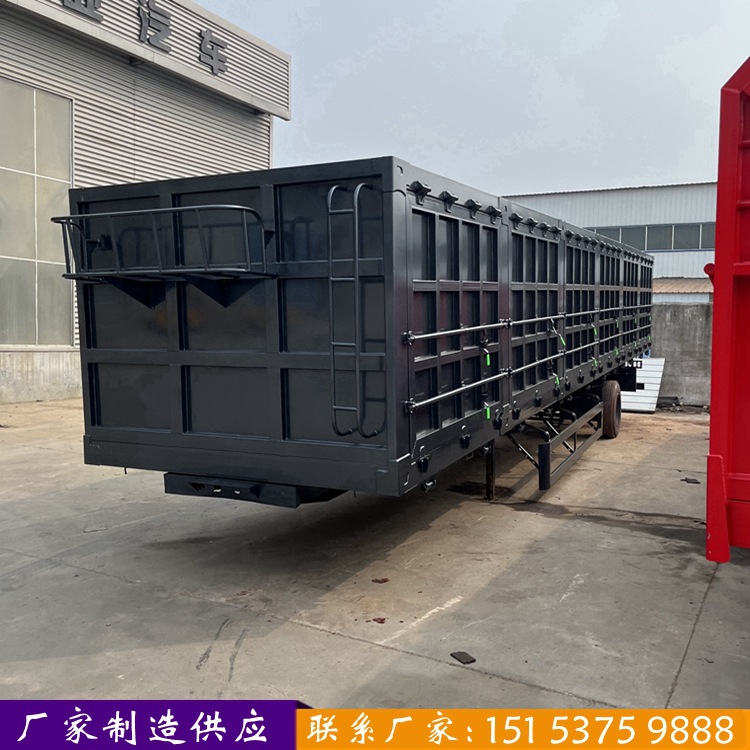 三轴侧翻自卸半挂车 高箱侧翻自卸半挂车 重型13米左右偏翻自卸车