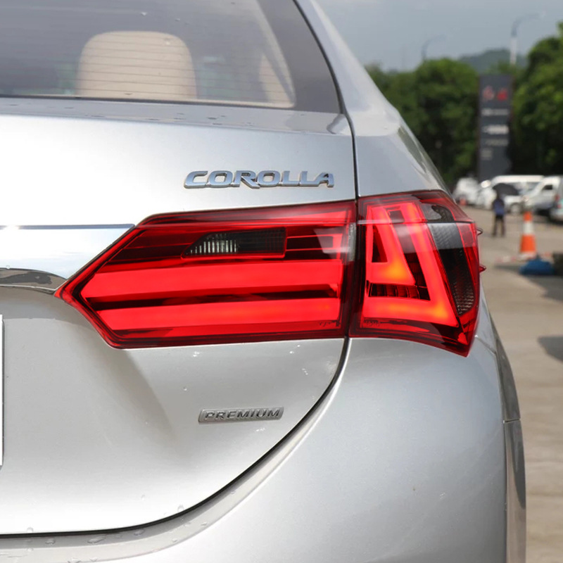 适用于卡罗拉尾灯总成 适用14-17款18改装led行车灯高亮刹车灯led