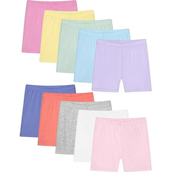 跨境童裤儿童安全裤夏季中大童紧身高弹防走光舞蹈短裤多色骑行裤