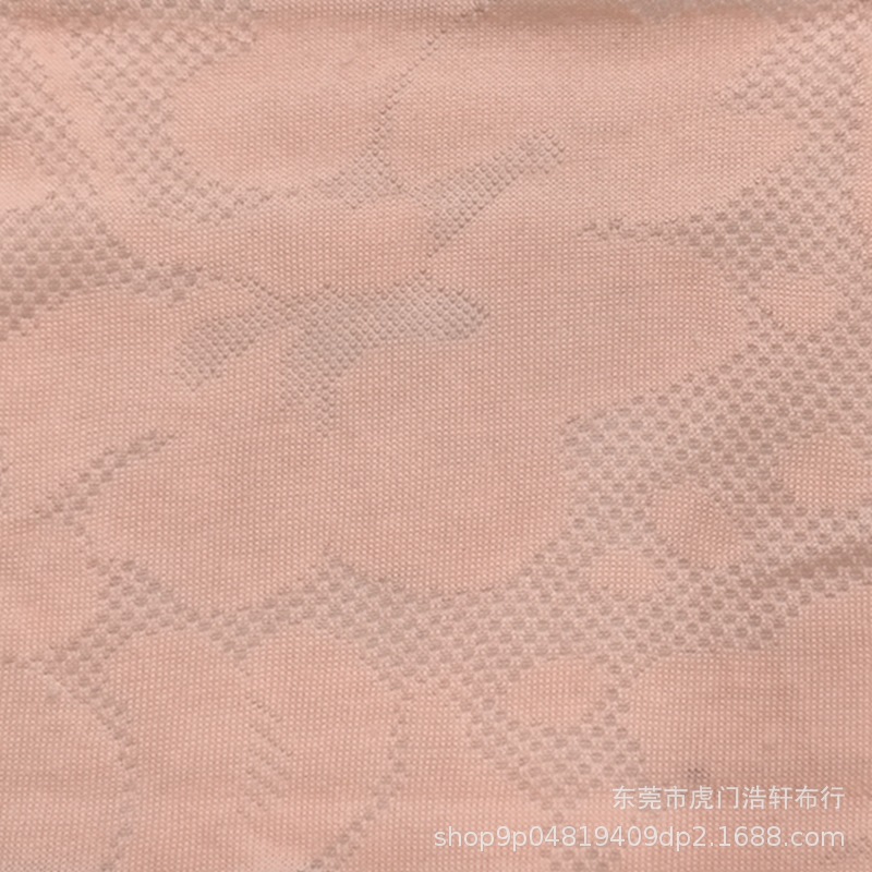 大花朵网眼布针织提花 150g涤纶镂空网布提花 春夏防晒衣t恤面料