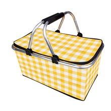 保温野餐篮饭盒袋户外手提可折叠加厚便携冰包保温野餐包野餐篮子