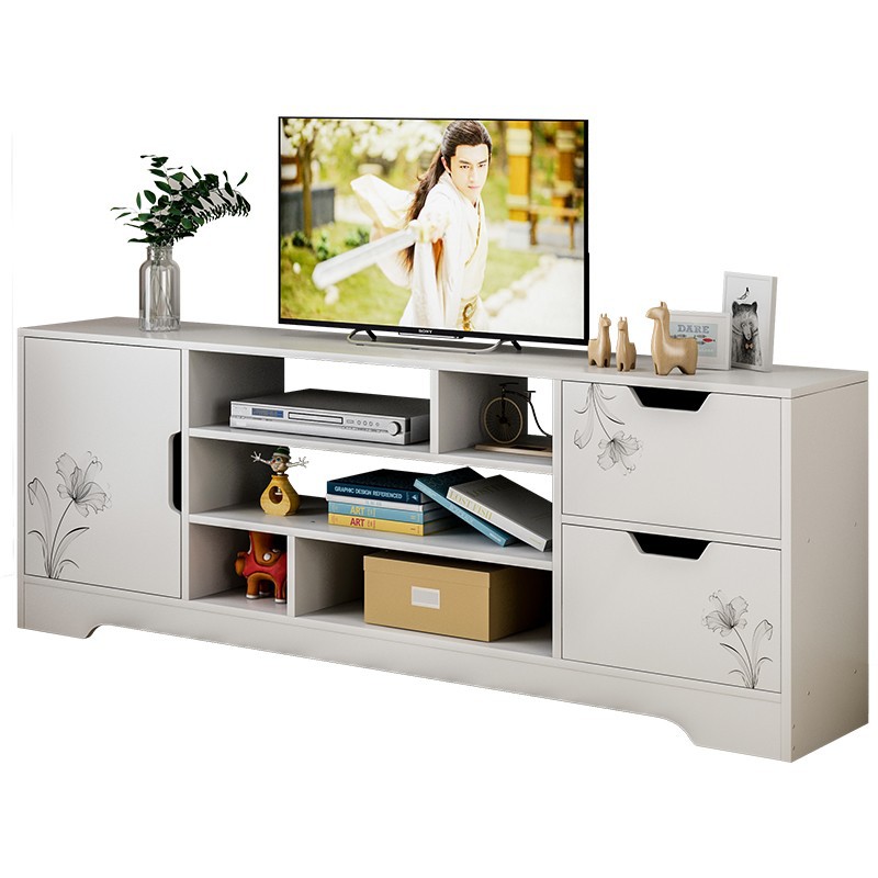 TV Cabinet Unit Wall Cabinet Modern Minimalist TV Table Small Apartment Simple High Bedroom and Household TV Stand