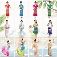 六一傣族服装儿童女新款2024套装云南西双版纳泼水节民族演出服浦