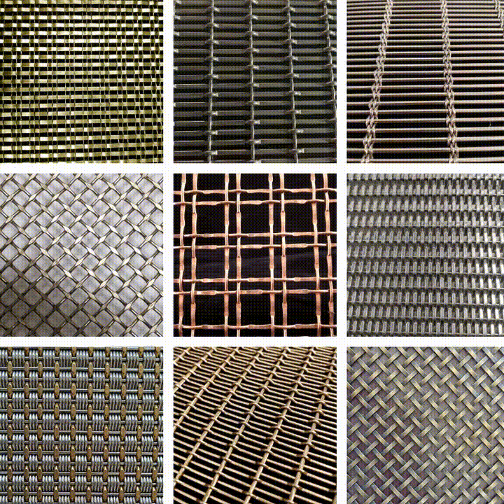 过滤网筛网酒店幕墙钢丝装饰网 菱形装饰网吊顶玻璃夹层金属丝网