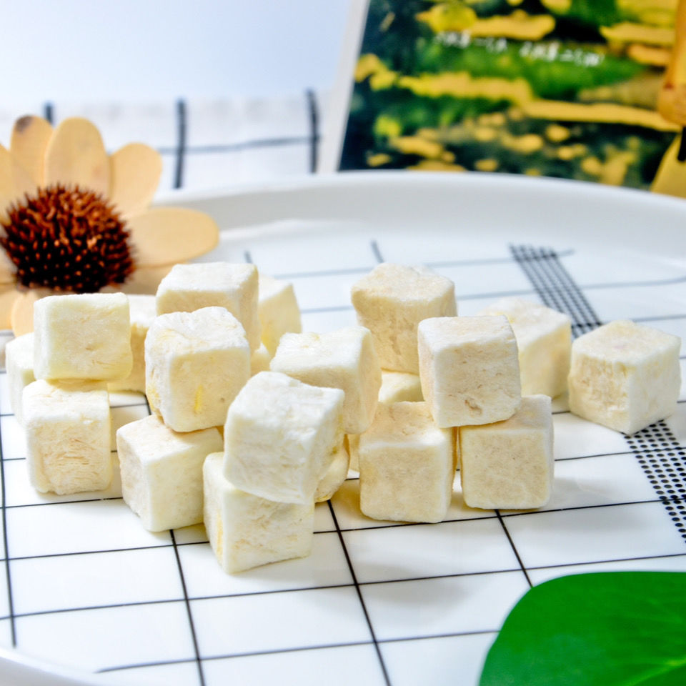 食坊冻干榴莲酸奶块酸奶干榴莲干休闲零食小吃榴莲果粒酸奶脆果干