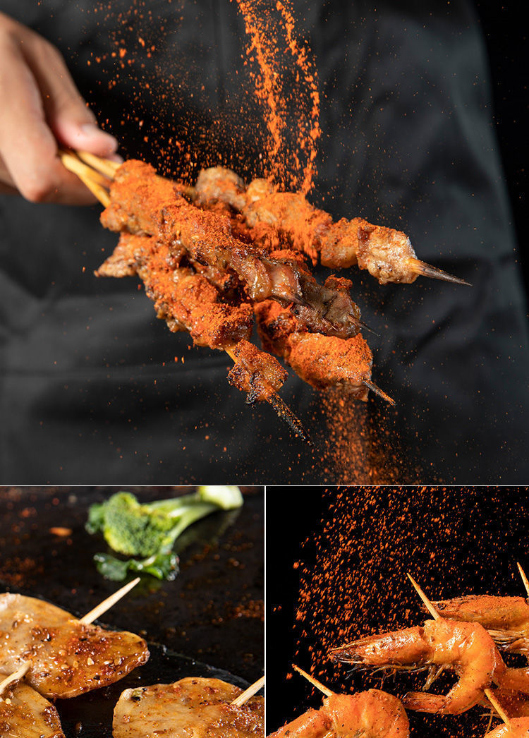 烧烤调料撒料羊肉串烧烤料孜然粉椒盐烤肉料全套装烤串料烧烤撒粉