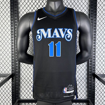 24赛季 独行侠队城市版77号 东契奇11号 欧文nba球衣无袖背心