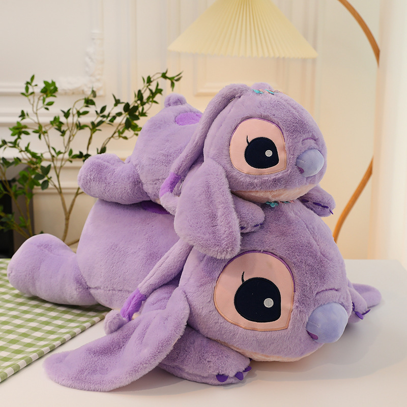 Cross-Border Lying Style Stitch Doll Lying Purple Stitch Plush Toy Fantasy Doll Factory Wholesale Foreign Trade