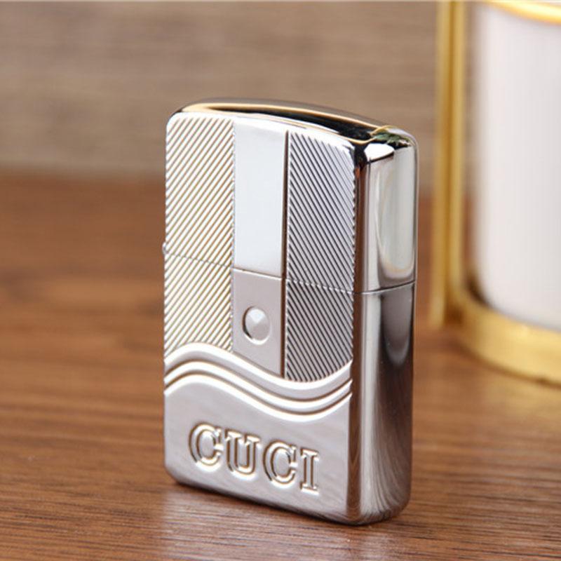 酷骑纯铜波浪精雕打火机防风加厚盔甲煤油机礼品批发