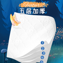蓝漂星空系列抽纸卫生纸巾4D压花260张5层加厚面巾纸代发厂家直销
