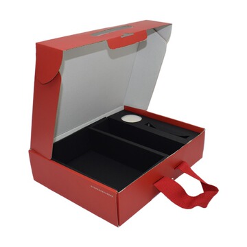 服装包装盒 过哑膜瓦楞纸手提式飞机盒 服饰手提礼盒空盒批发