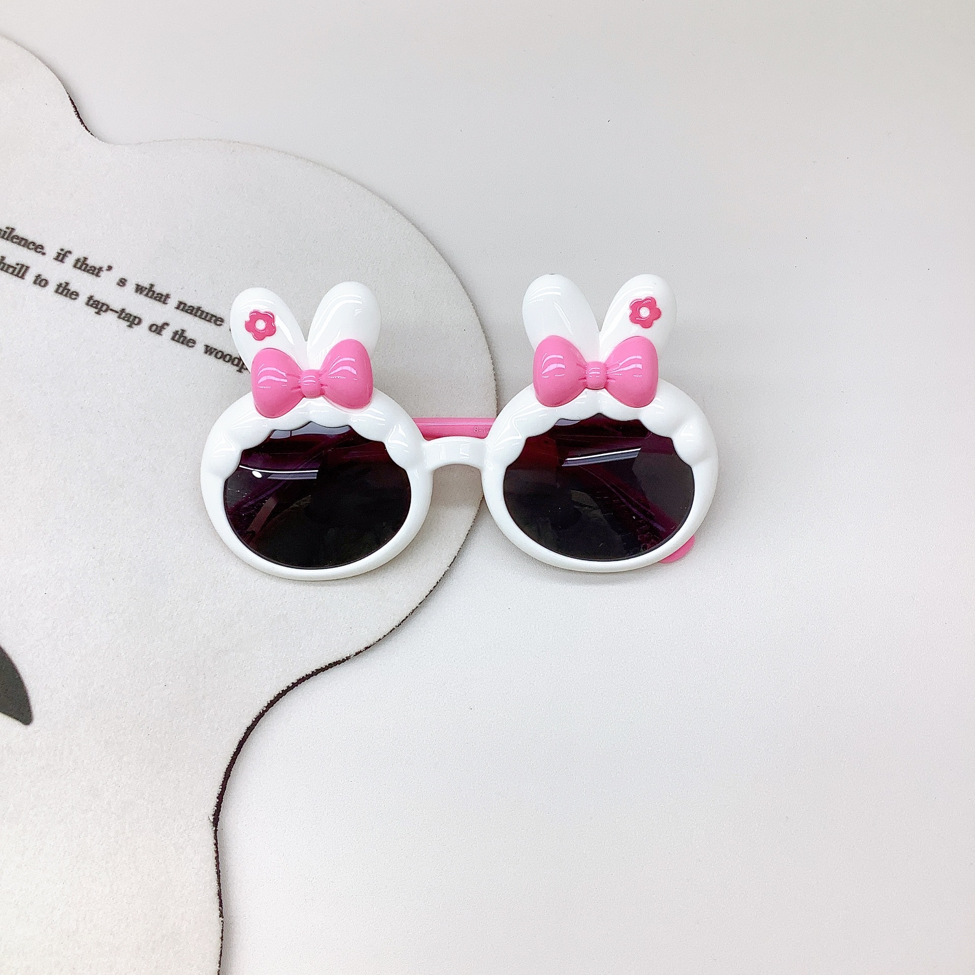 Fashion Kids Sunglasses Silicone Polarized Cute Ears Girls Sunglasses Sun UV Protection Boys Glasses