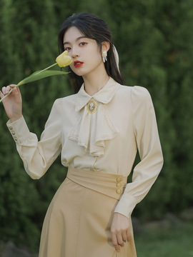 留洋民国大小姐复古小洋装套装教师面试洋装秋冬季见家长穿搭女