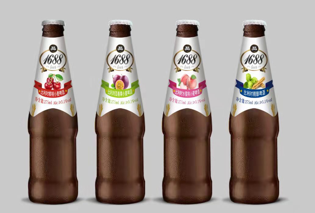 1688瓶装果味啤酒 网红啤酒 年轻人的酒 女士酒 酒吧ktv专用酒