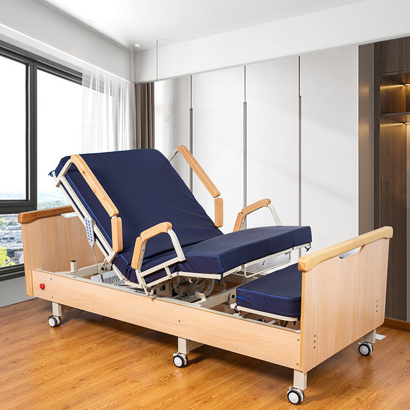 实木电动护理床多功能护理床养老院升降床老年瘫痪病人家用敬老院