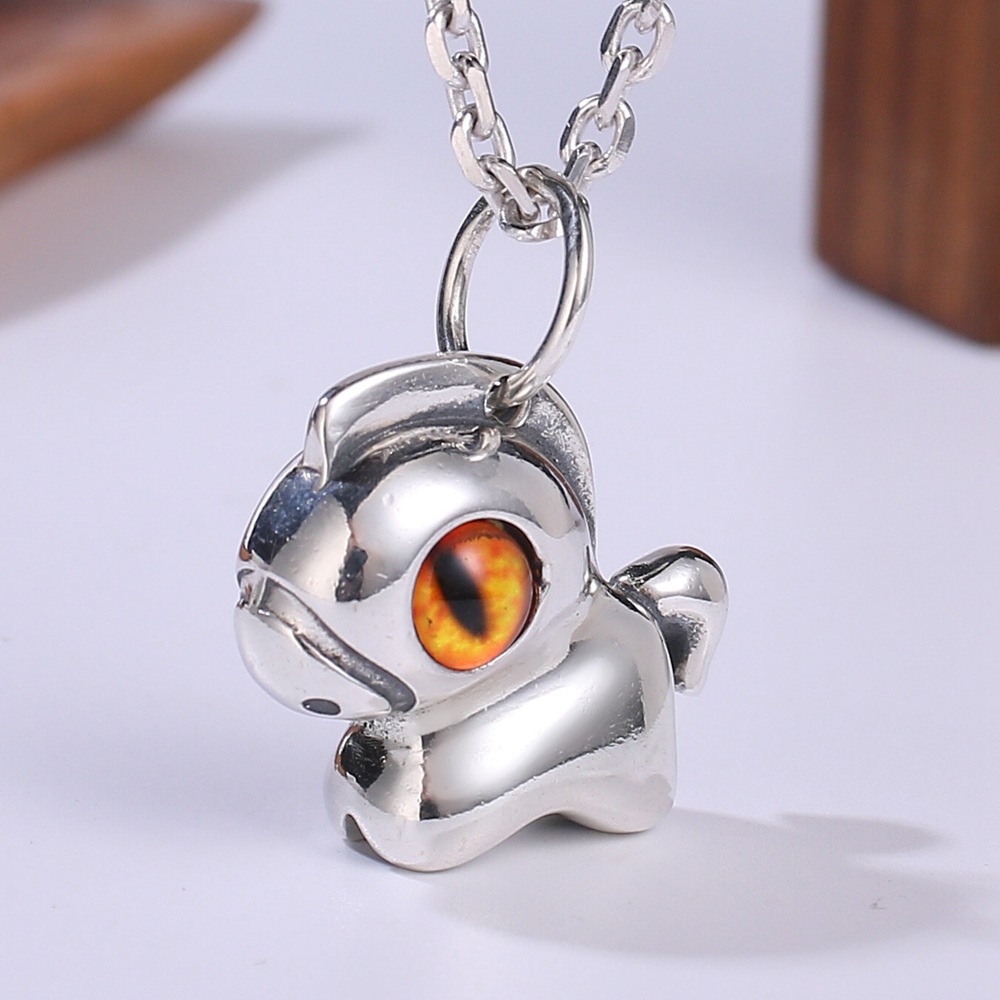 s925纯银可爱马吊坠女卡通个性小天马坠子日韩轻奢风泰银项坠男潮