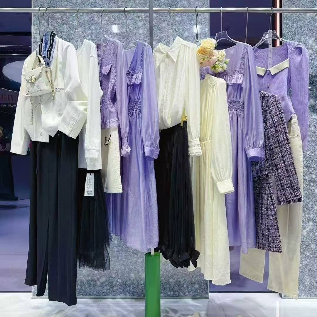 韩序25秋杭州一线品牌轻奢时尚女装批发折扣实体直播货源供应链