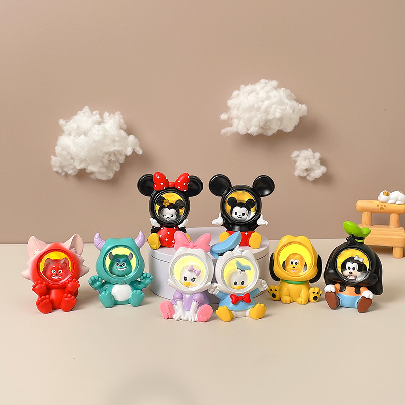 Wholesale Spot Creative Cute Small Night Lamp Bedroom Bedside Decoration Blind Box My Funny Partner Desktop Decoration