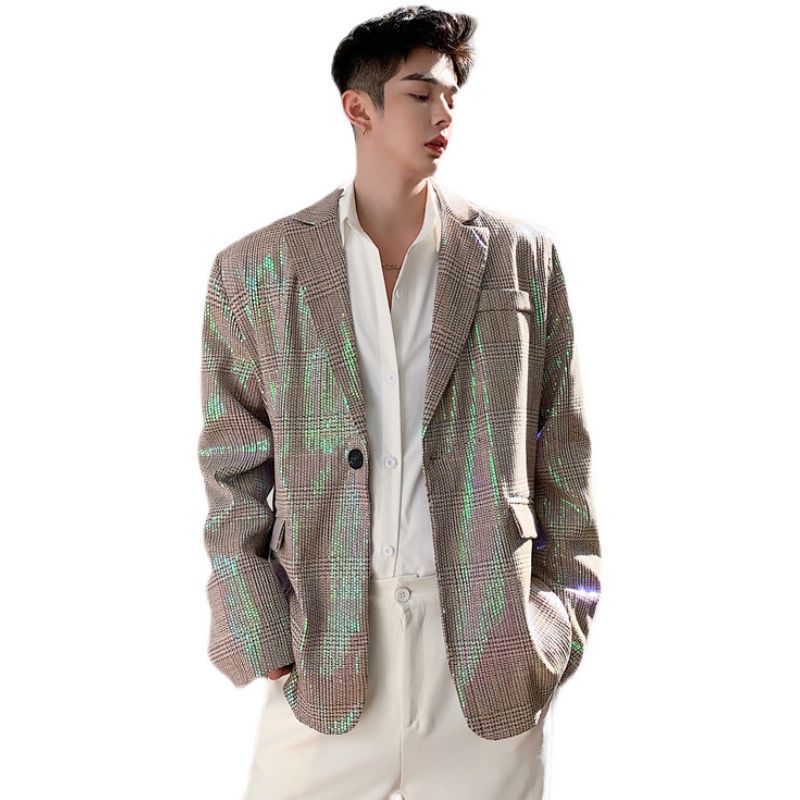 西装男发型师尖头皮鞋社会小伙英伦流苏鞋男百搭韩版夜场小皮鞋套脚