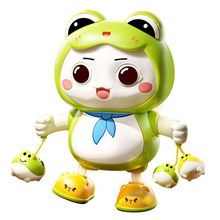 儿童青蛙跳舞机器人玩具带灯光会唱歌益智早教机2男女孩0-3岁礼物