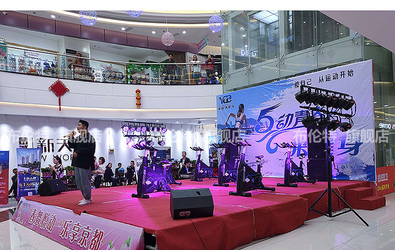 舞台灯光4.5米手摇升降灯架led帕灯支架婚庆演出光束灯三脚架桁架