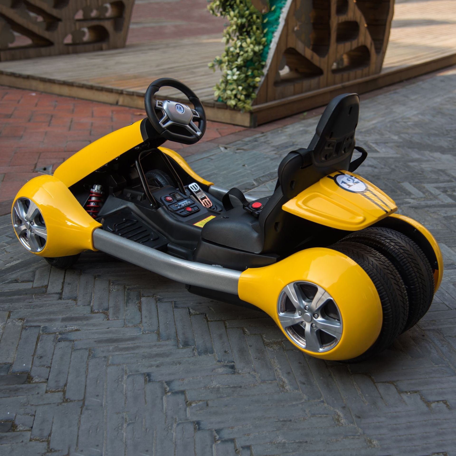 2022new外贸出口四轮电动儿童卡丁车漂移车宝宝童车kidsgokart
