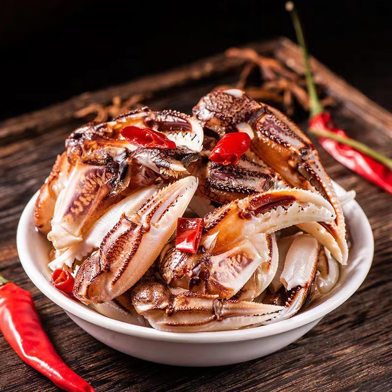 沙蟹钳鲜活冷冻梭子蟹新鲜蟹腿醉蟹钳原料冷冻蟹钳鲜活连云港水产