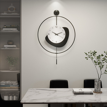 钟表挂钟客厅2024新款时尚大气创意高级感艺术餐厅家用时钟挂墙