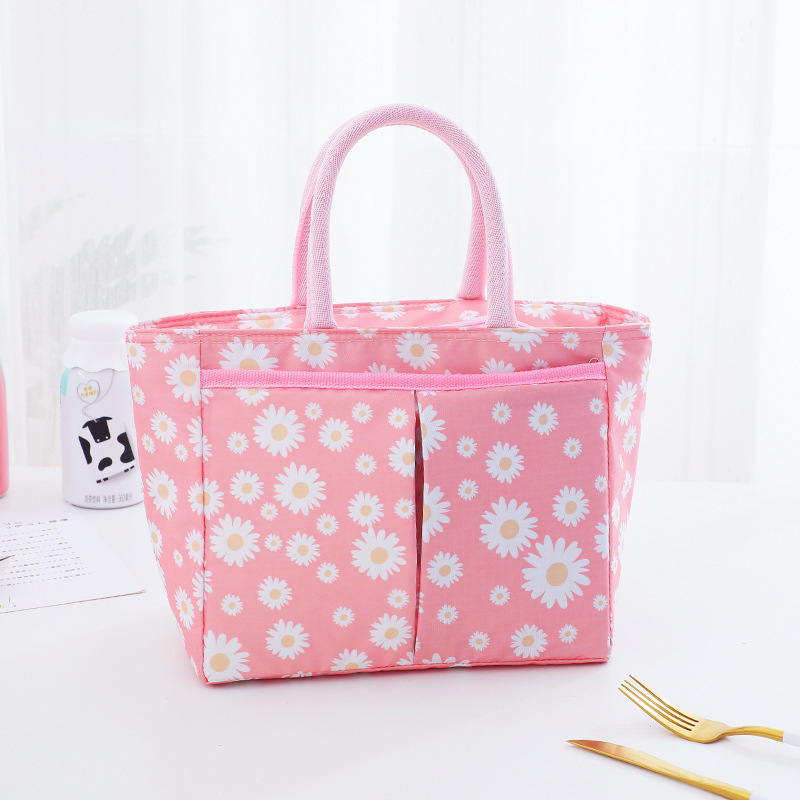 Japanese-Style Little Daisy Office Worker Portable Lunch Bag